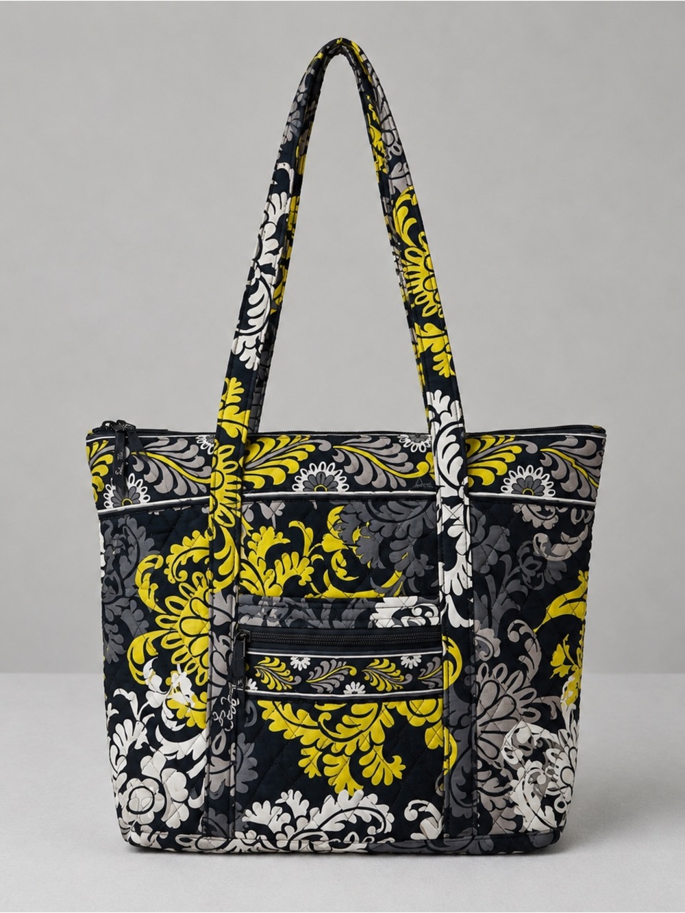 Vera Bradley Baroque Tote Shoulder Bag Quilted Cotton Cottage Retired Bohemian